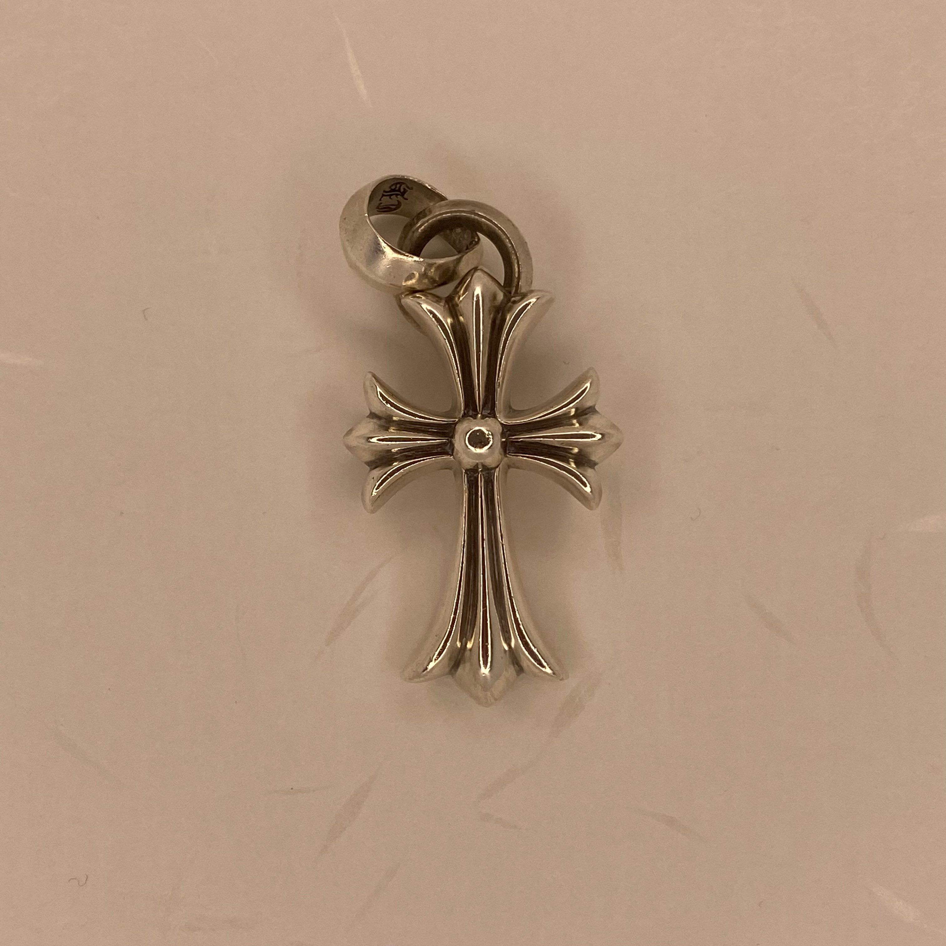 Chrome Hearts CH Cross Pendant Small / Plain Bail "Silver"