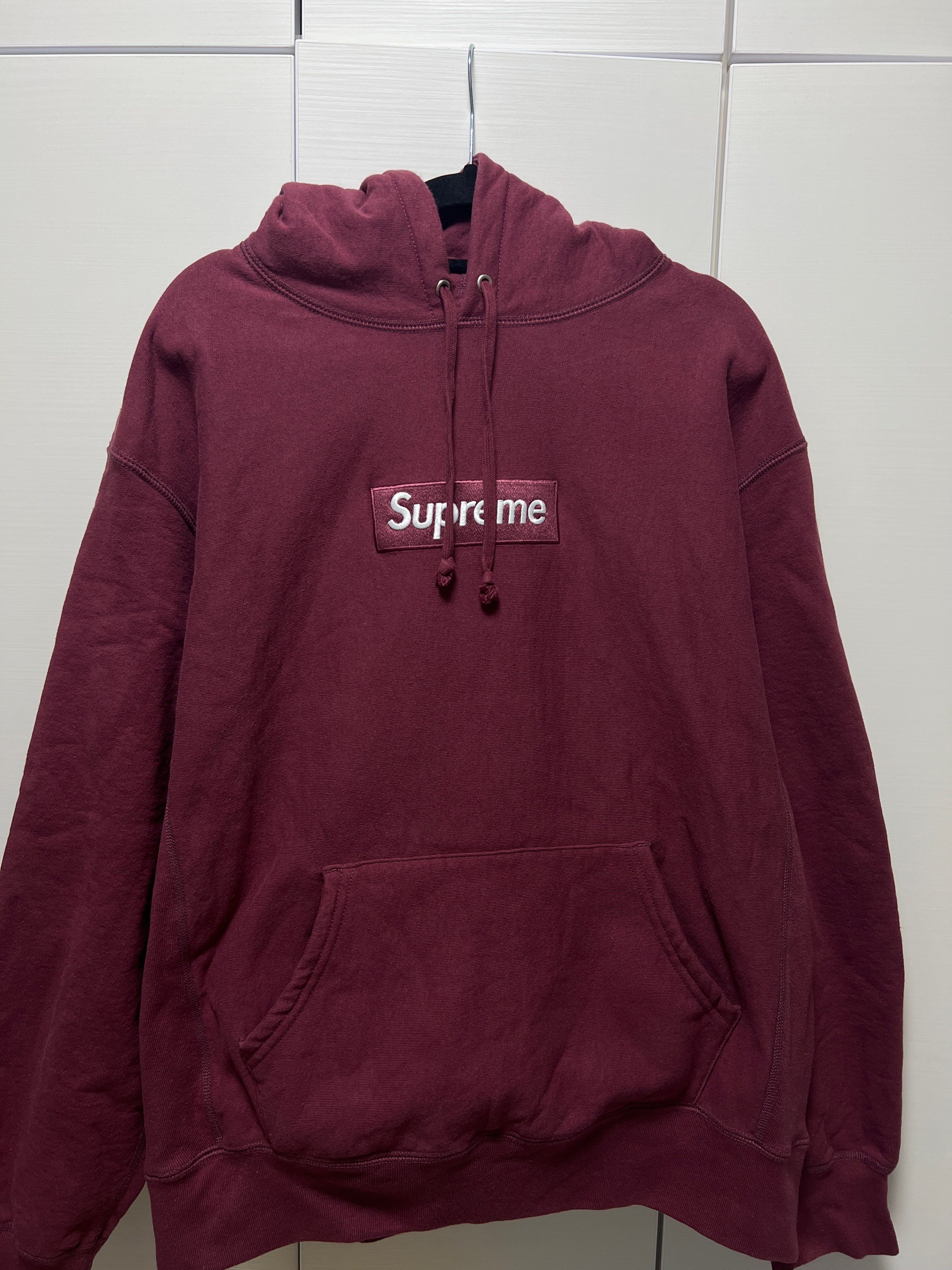 Supreme Box Logo Hooded Sweatshirt "Plum" (21FW)
