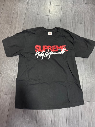 Supreme x Yohji Yamamoto Logo Tee "Black"