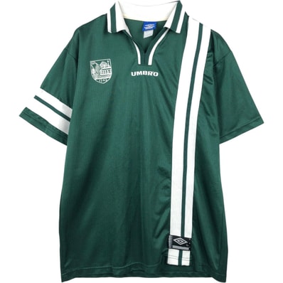 古着 90年代 アンブロ UMBRO 青タグ DARTMOUTH ダートマス大学 カレッジ Vネック サッカーユニフォーム ゲームシャツ メンズL相当/eaa665332