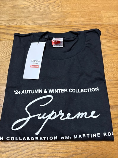 Supreme x Martine Rose Tee "Black"