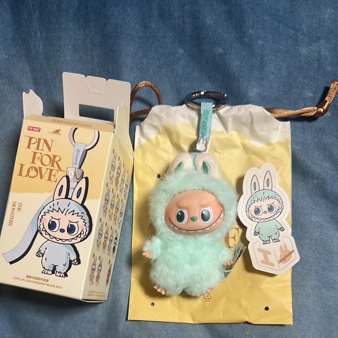 POP MART THE MONSTERS (LABUBU) Pin for Love Series-Vinyl Plush Pendant (A-M) I