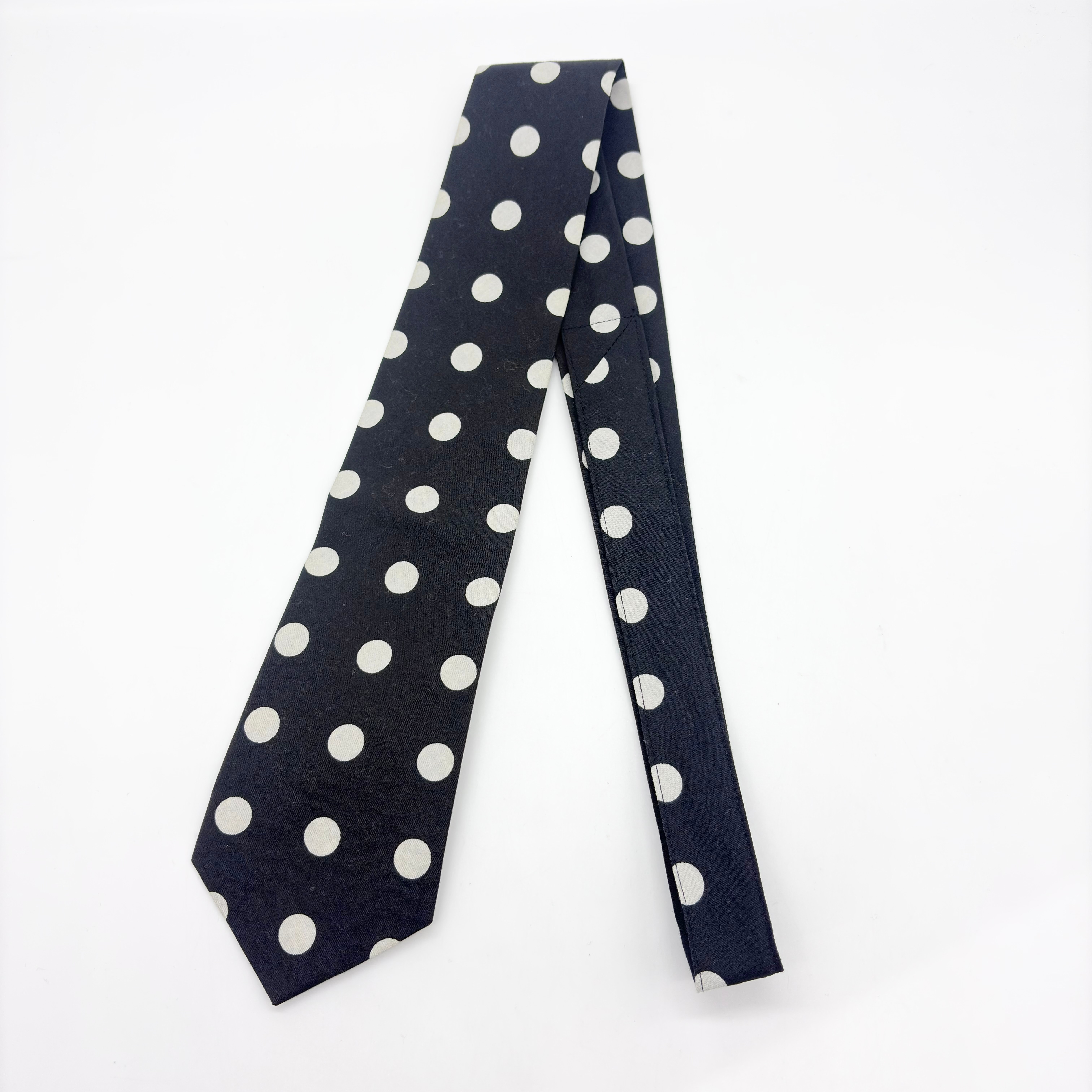 COMME des GARÇONS HOMME DEUX　polka dot tie BLACK