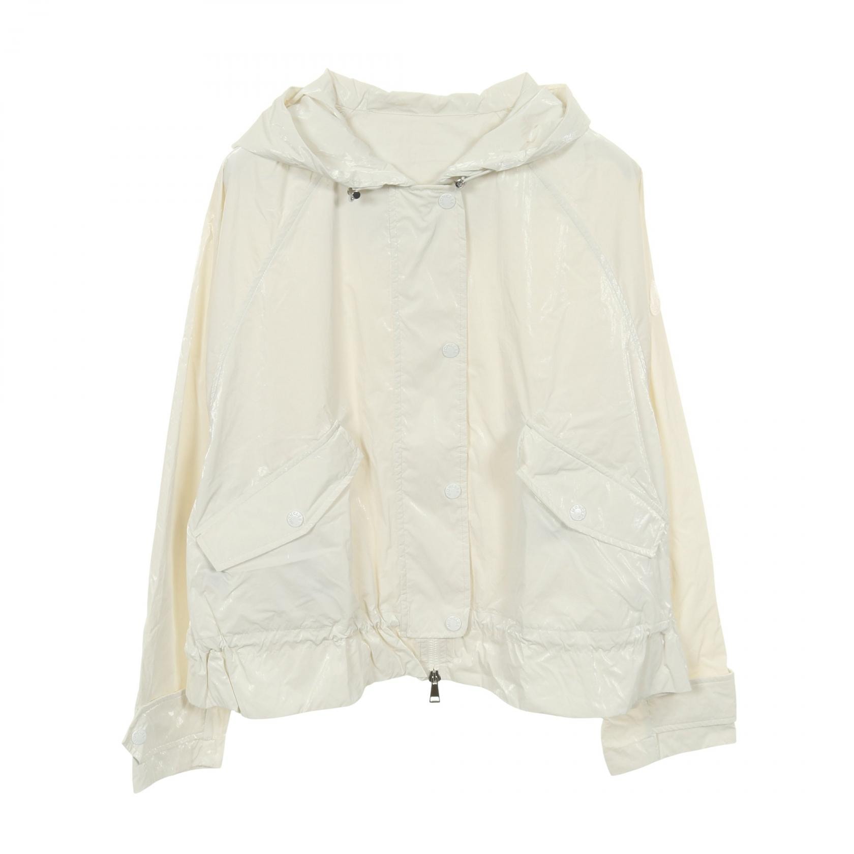 モンクレール MONCLER TIYA ナイロンジャケット 衣料品 アウター ナイロン レディース ホワイト系 1A00105 【中古】