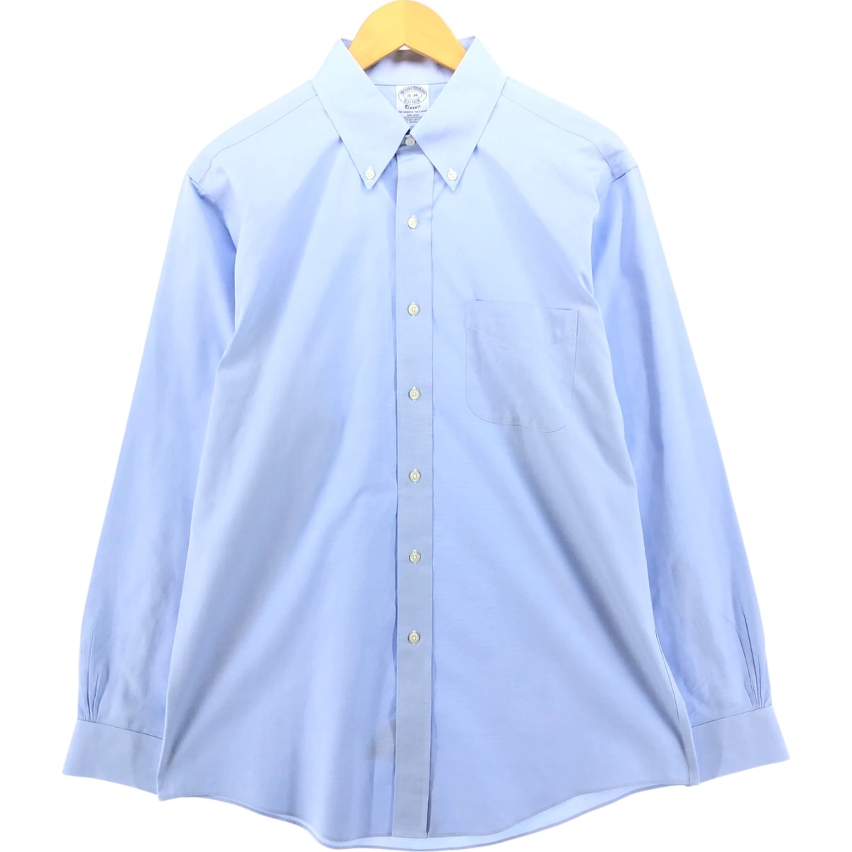 古着 ブルックスブラザーズ Brooks Brothers Est.1818 Classic 長袖 ボタンダウンシャツ メンズL相当/eaa539792