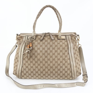 グッチ GGキャンバスベラ バンブー リボン タッセル 269946