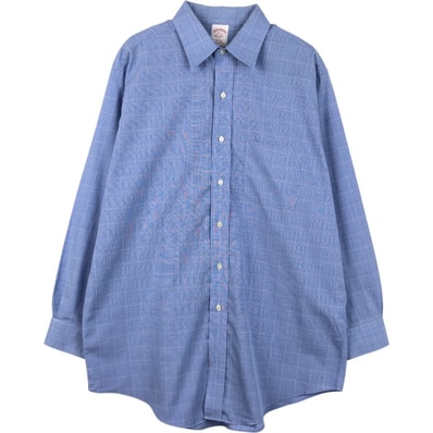 古着 ブルックスブラザーズ Brooks Brothers Est.1818 長袖 コットンチェックシャツ メンズL相当/eaa666457