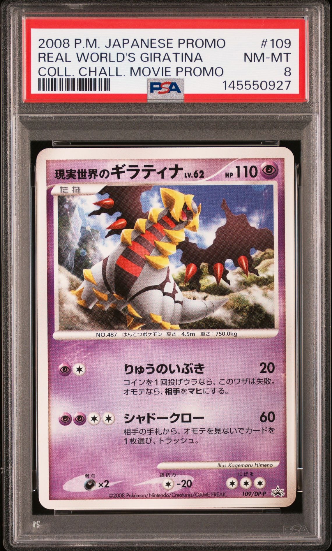 現実世界のギラティナ [DP-P 109](プロモーションカード「コレクション