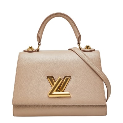 ルイ ヴィトン ツイスト ワンハンドルPM ハンドバッグ ショルダーバッグ 2WAY グレージュ トリヨンレザー レディース LOUIS VUITTON 中古