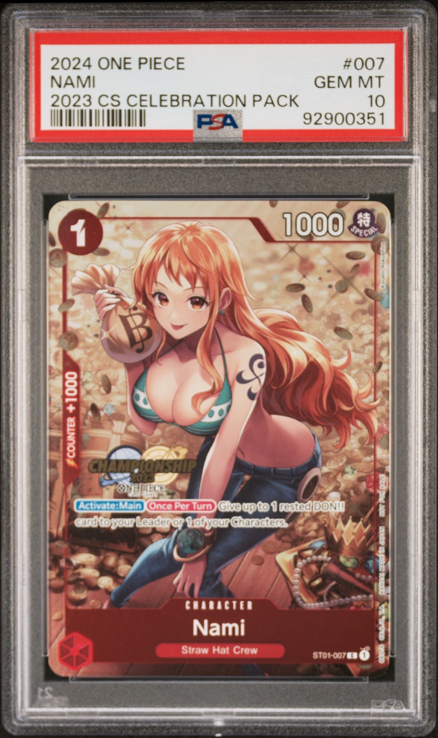 ナミ C [ST01-007]【英語版】(プロモーションカード「チャンピオン