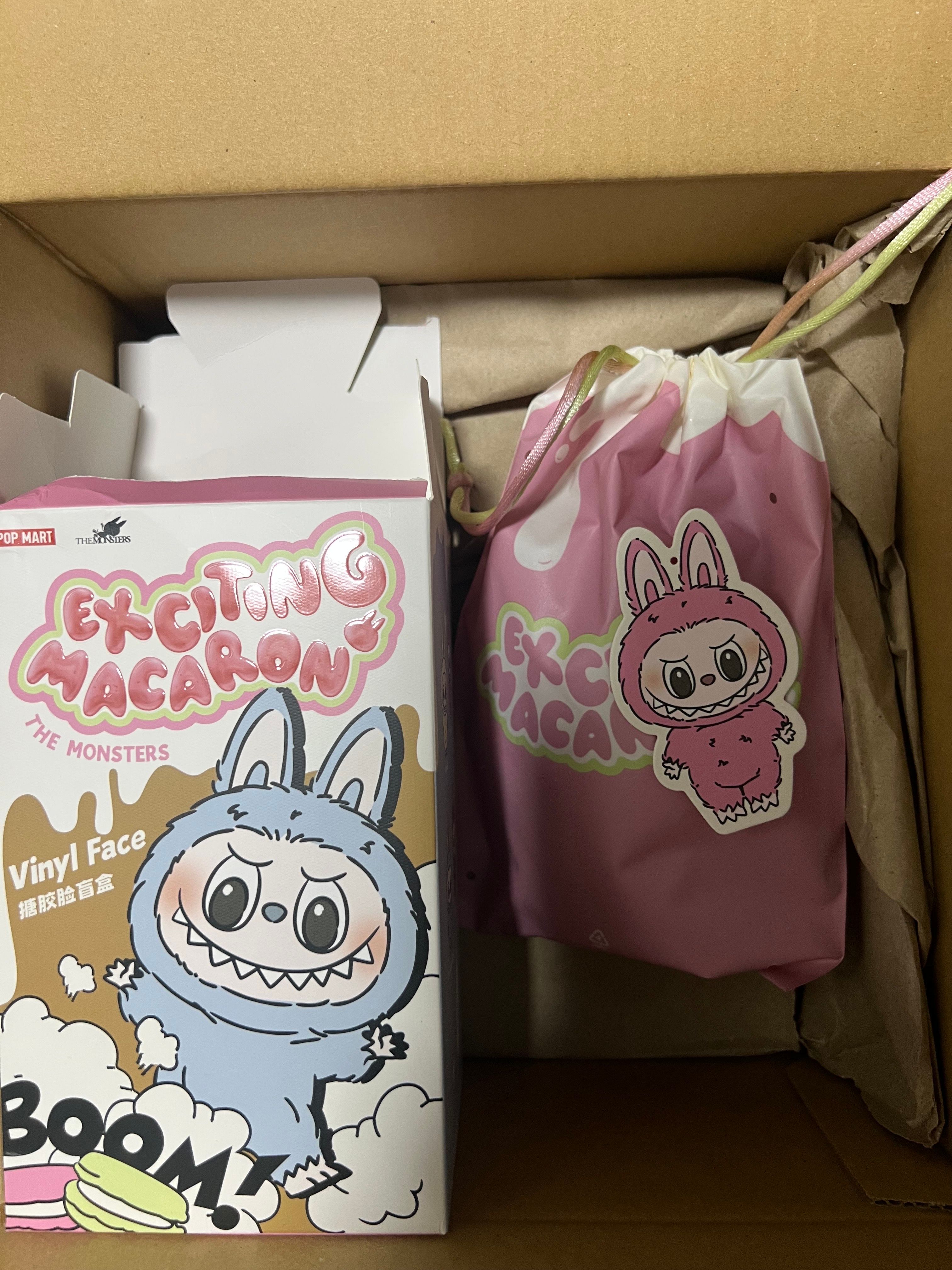 POP MART THE MONSTERS (LABUBU) Exciting Macaron Plush Series LYCHEE BERRY