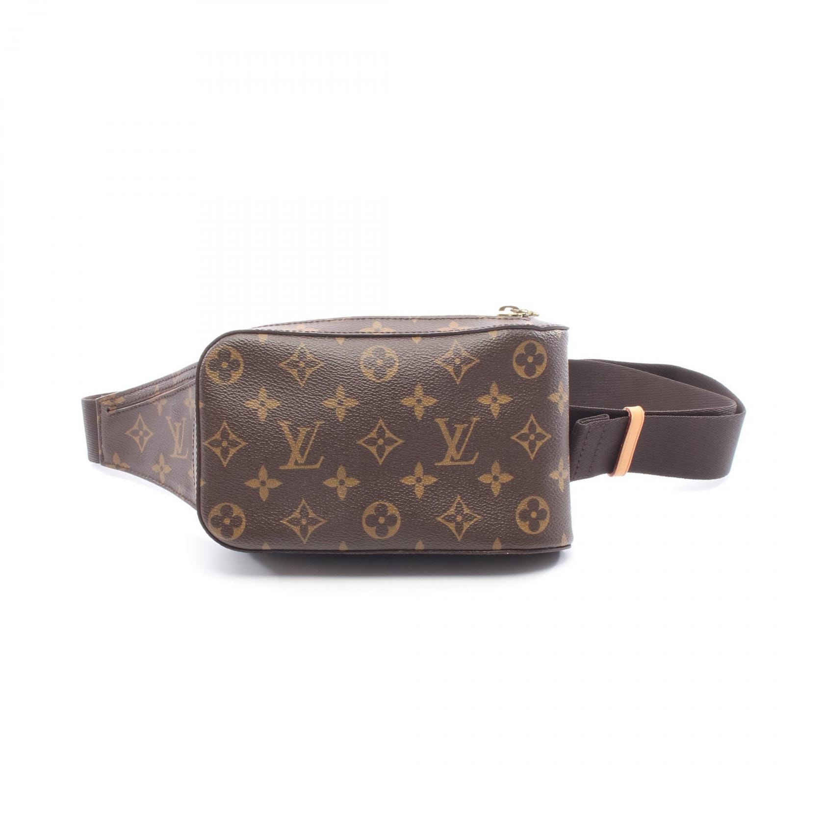 ルイ・ヴィトン LOUIS VUITTON ジェロニモス ウエストバッグ ボディバッグ バッグ PVCコーティングキャンバス モノグラム レディース ブラウン系 M50211 【中古】