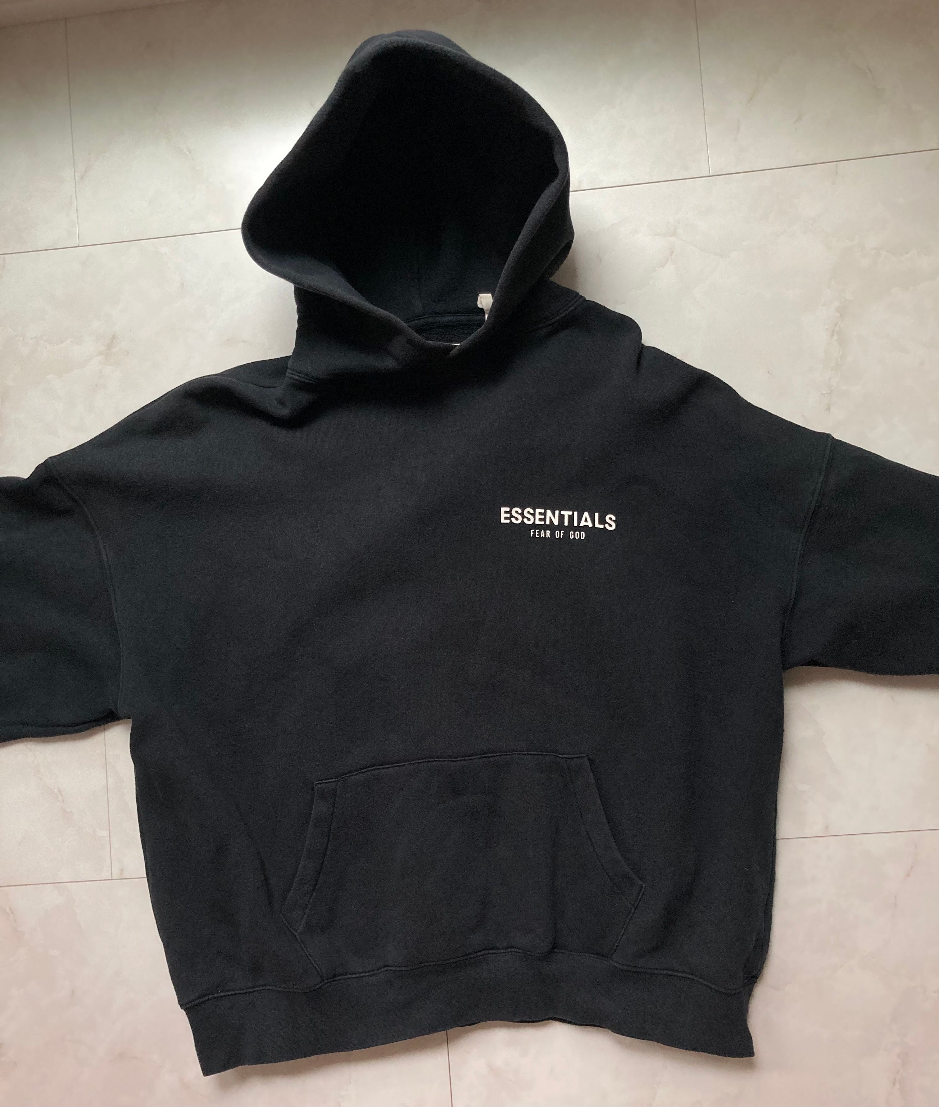 essentials パーカー ブラック M