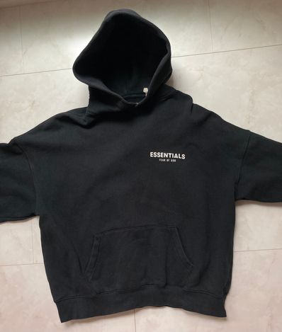 essentials パーカー ブラック M