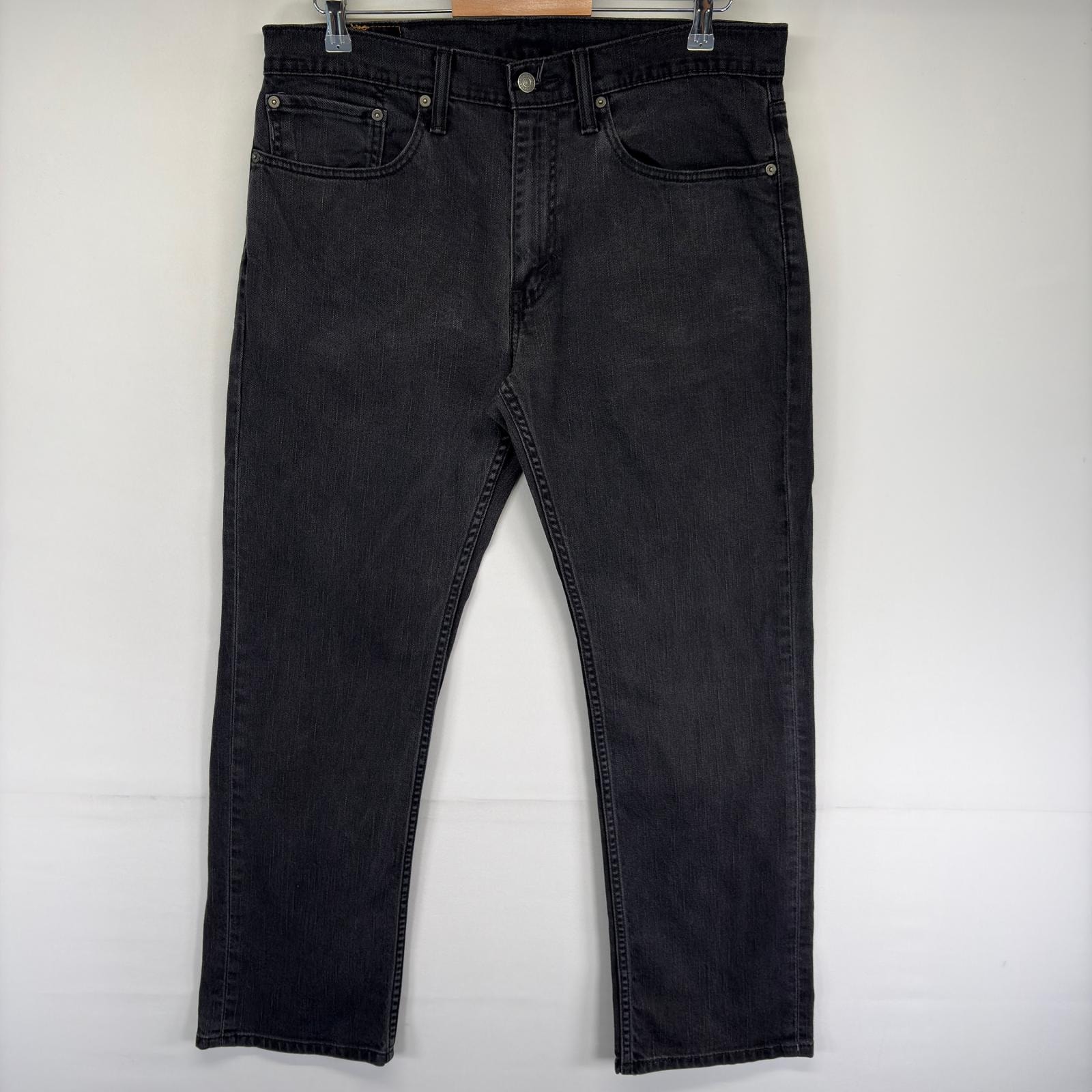 古着 リーバイス Levi's デニム パンツ 5ポケット ストレート ジップ 559 ブラックデニム ジーンズ w34 L32  ブラック系 メンズ