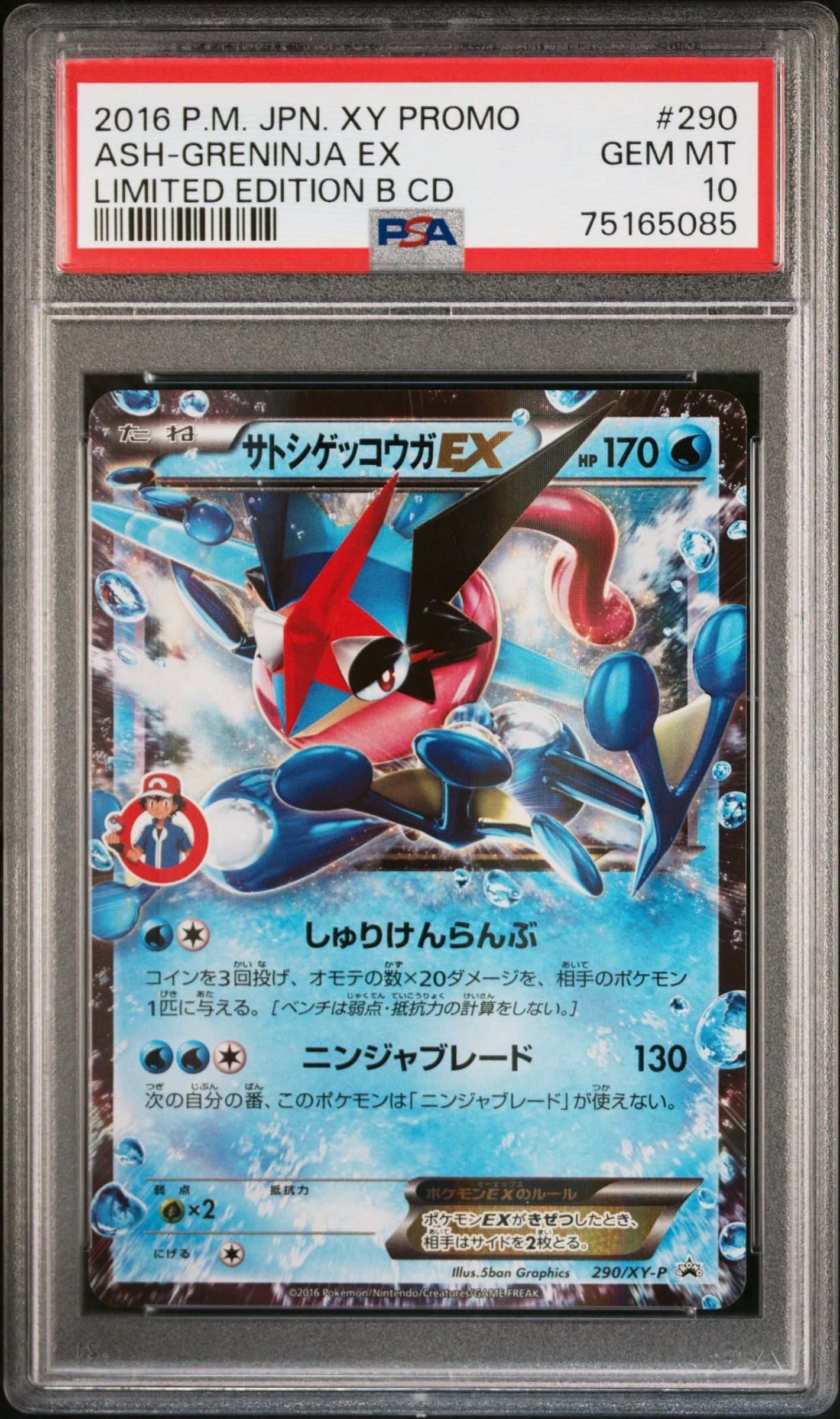 サトシゲッコウガEX: プロモ[XY-P 290/XY-P](プロモーションカード「XY-P」)