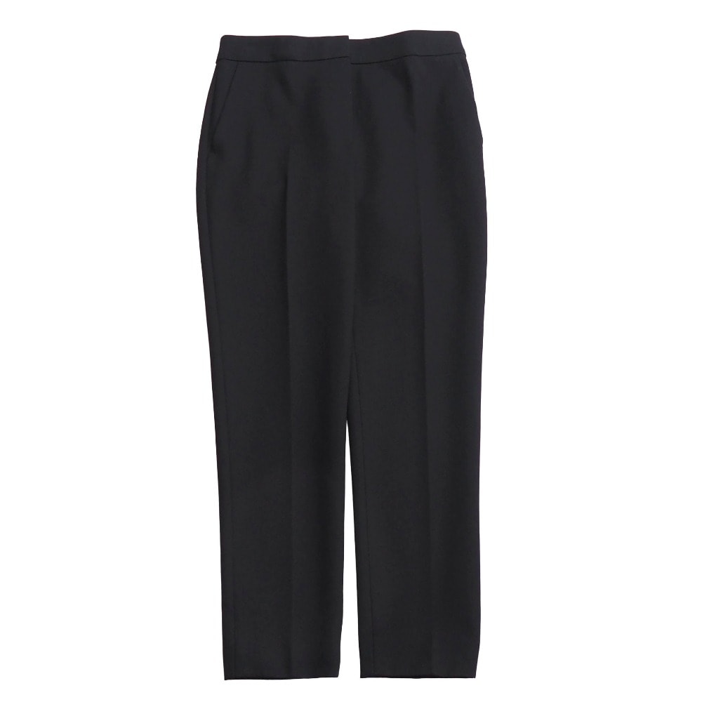 ■美品■MAX MARA マックスマーラ パンツ サイズ42 スラックス タック ストレッチ テーパード イタリア製 ブランド古着【中古】20261024/RB1356