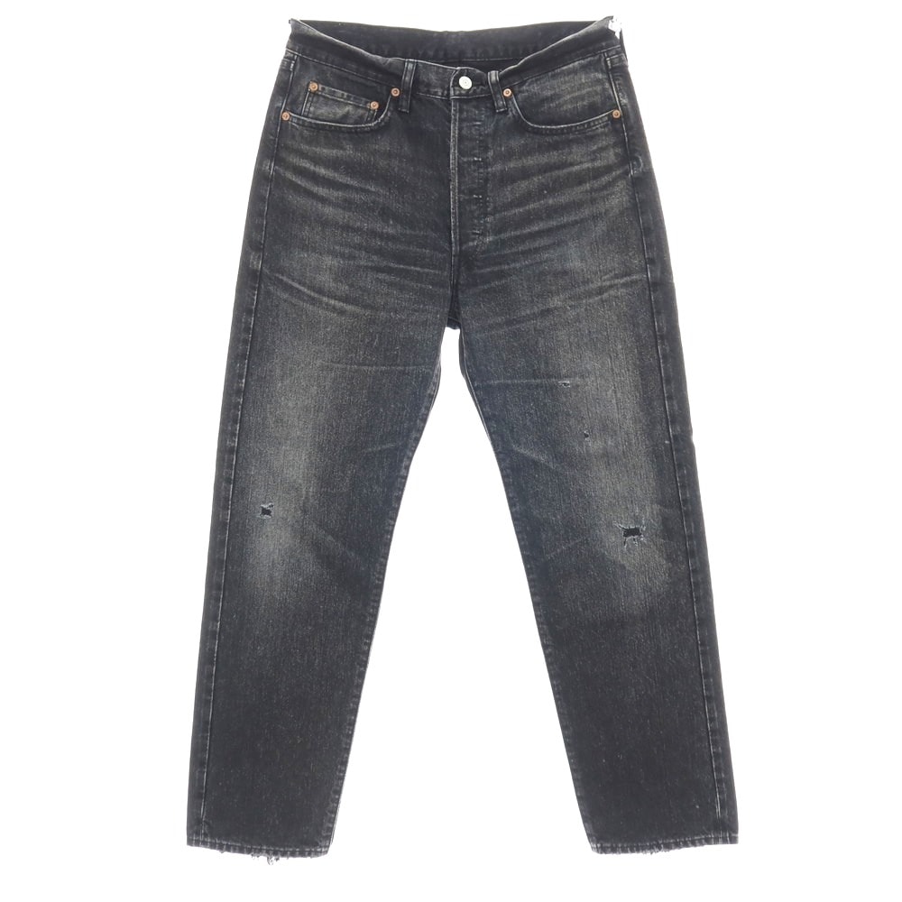 【中古】【未使用】ジュンヤワタナベ マン JUNYA WATANABE MAN x New Manual 2025年秋冬 コットン デニムパンツ ジーンズ グレーブラック【サイズM】【メンズ】