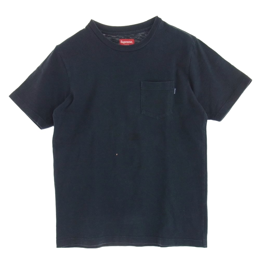 Supreme シュプリーム Tシャツ POCKET TEE ポケット 半袖 Tシャツ ブラック系 S【中古】