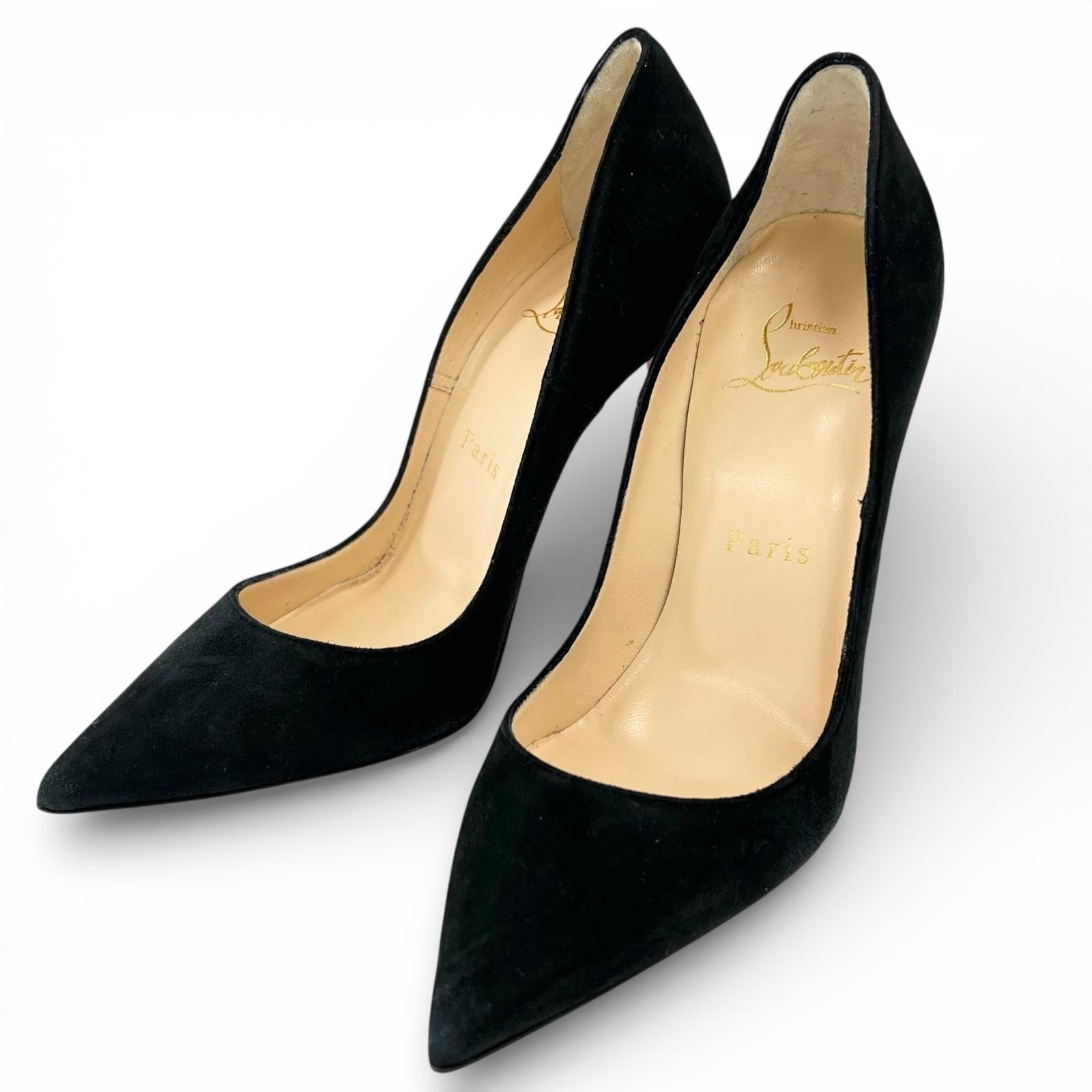 極美品 クリスチャンルブタン パンプス SO KATE 120 ブラック 35