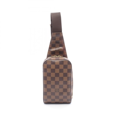 ルイ・ヴィトン LOUIS VUITTON ジェロニモス ダミエエベヌ ウエストバッグ ボディバッグ バッグ PVCコーティングキャンバス メンズ レディース ブラウン系 N51994 【中古】