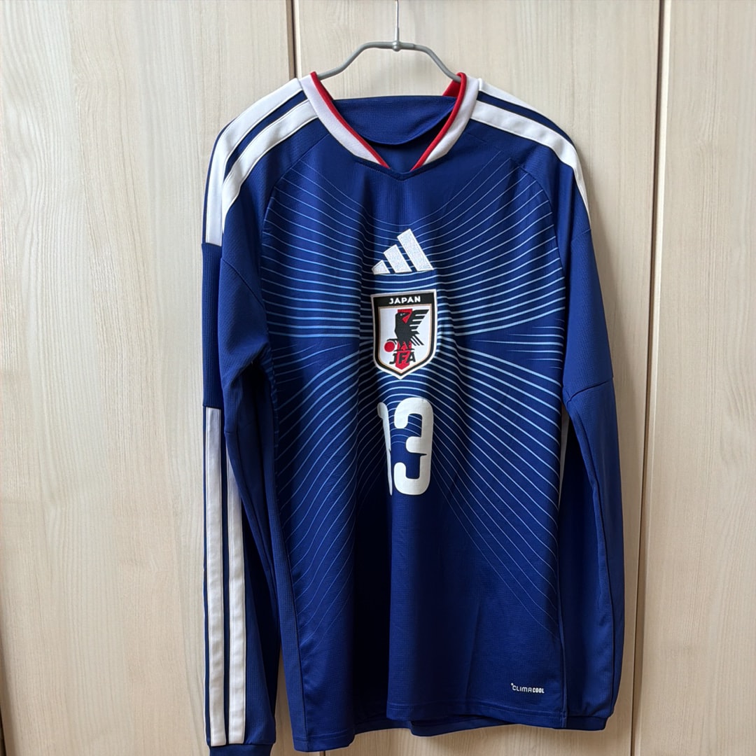 adidas Japan 2026 Home Replica Jersey L/S "Japan Blue/Ash Blue"