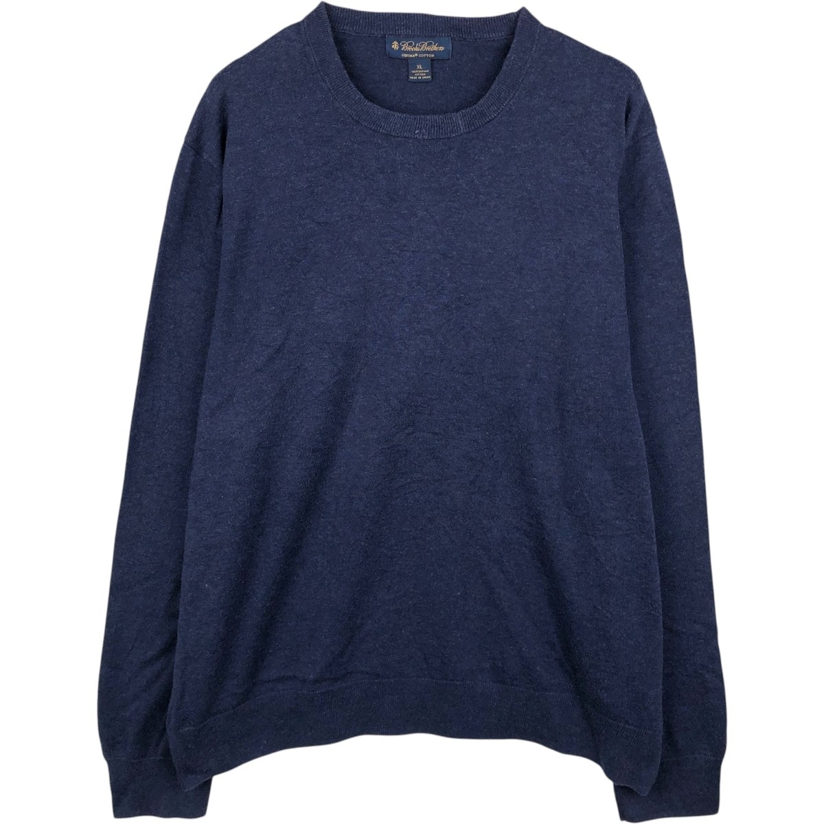 古着 ブルックスブラザーズ Brooks Brothers スーピマコットンニットセーター メンズXL相当/eaa654160