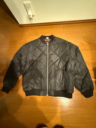 Supreme AOI Quilted Work Jacket "Black"