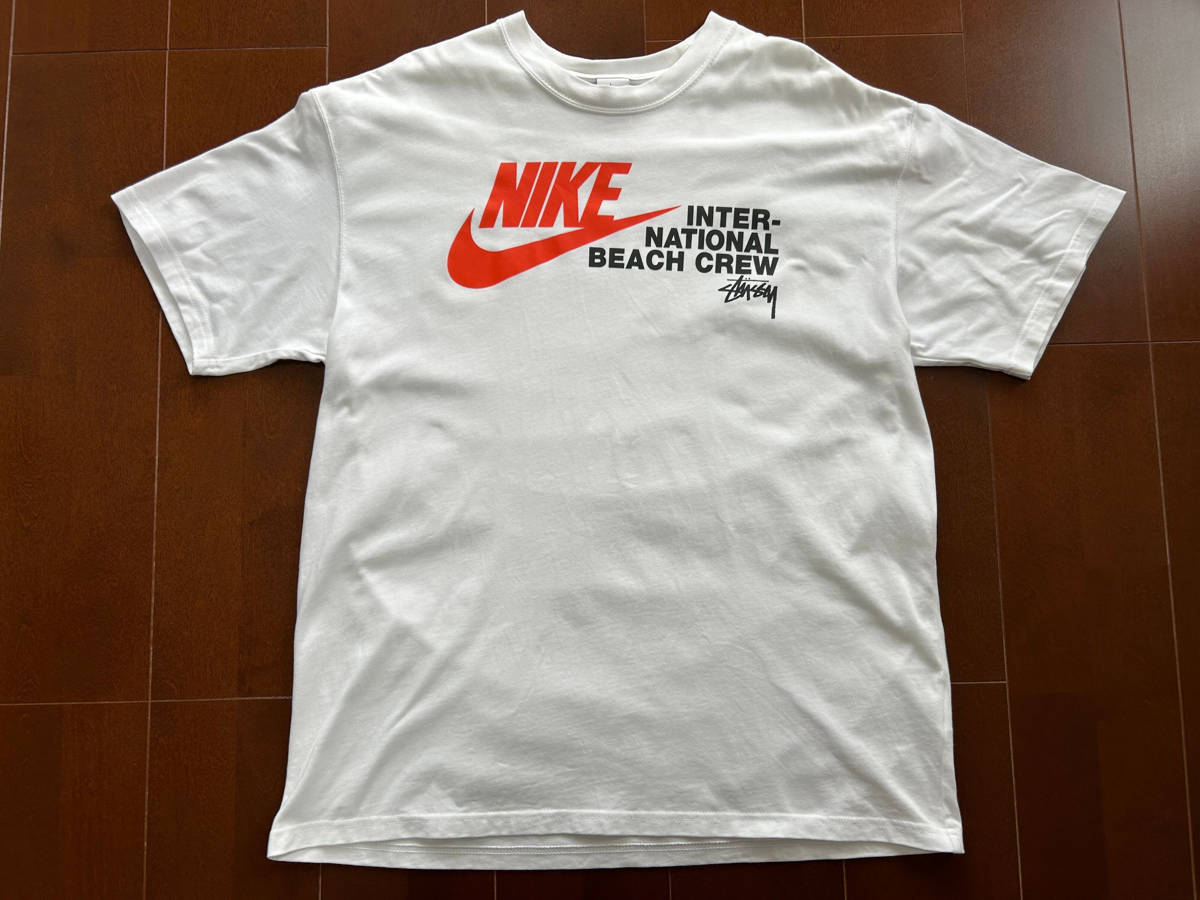 Nike x Stussy International Beach Crew T-Shirt "White"
