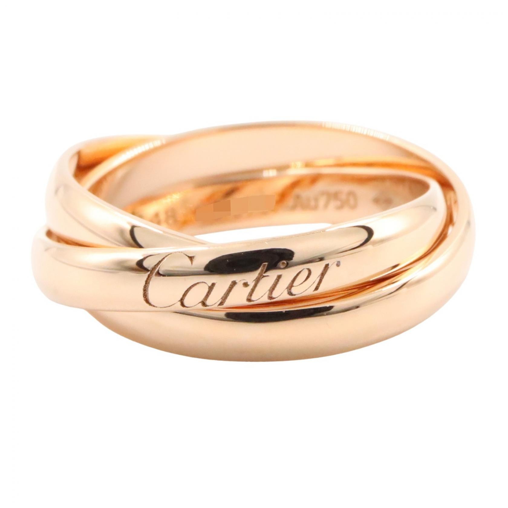 カルティエ CARTIER トリニティリング リング・指輪 ジュエリー K18PG(ピンクゴールド) レディース ゴールド系 B4218748 【中古】