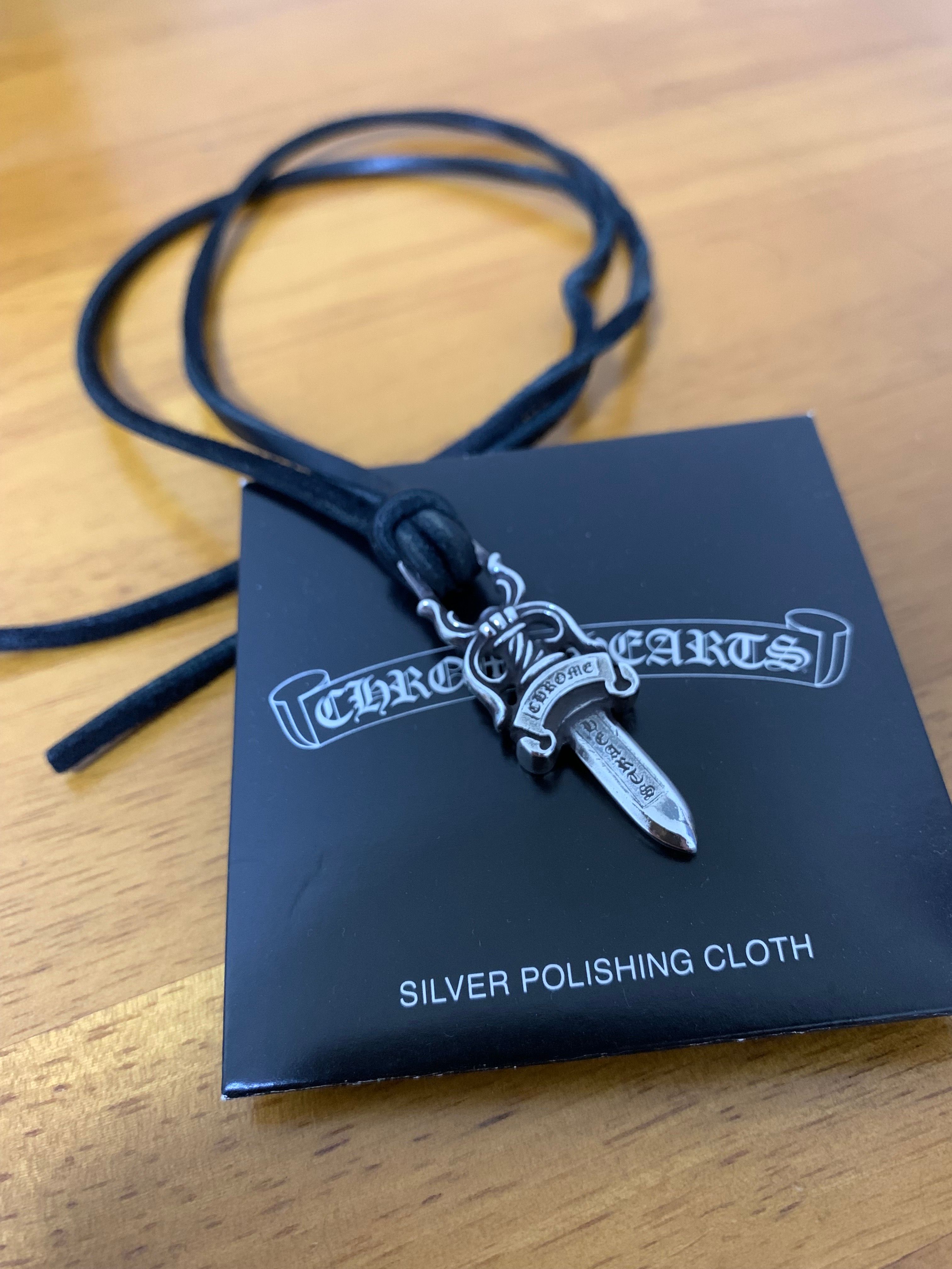 Chrome Hearts #10 Dagger Pendant "Silver"