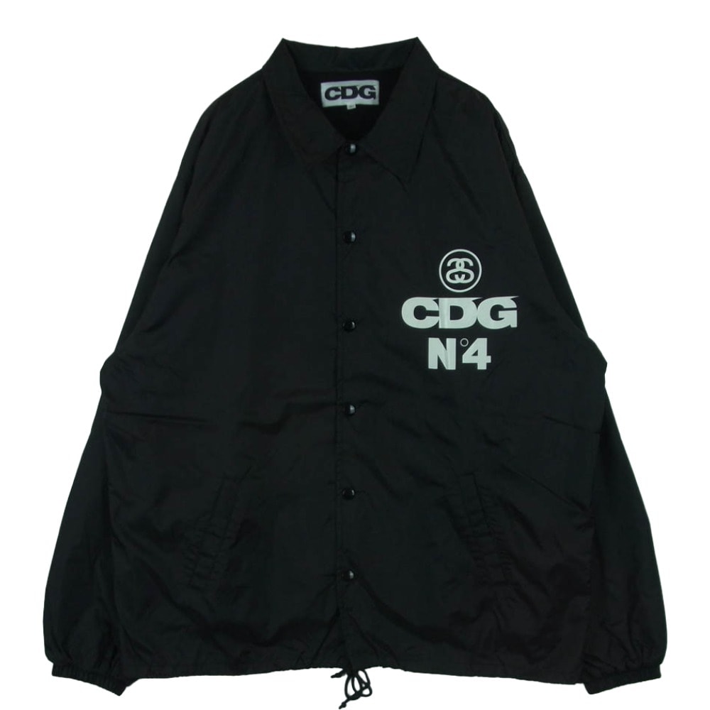 COMME des GARCONS コムデギャルソン 21AW SH-J001 CDG シーディージー コーチ ジャケット 中国製 ブラック系 XL【中古】