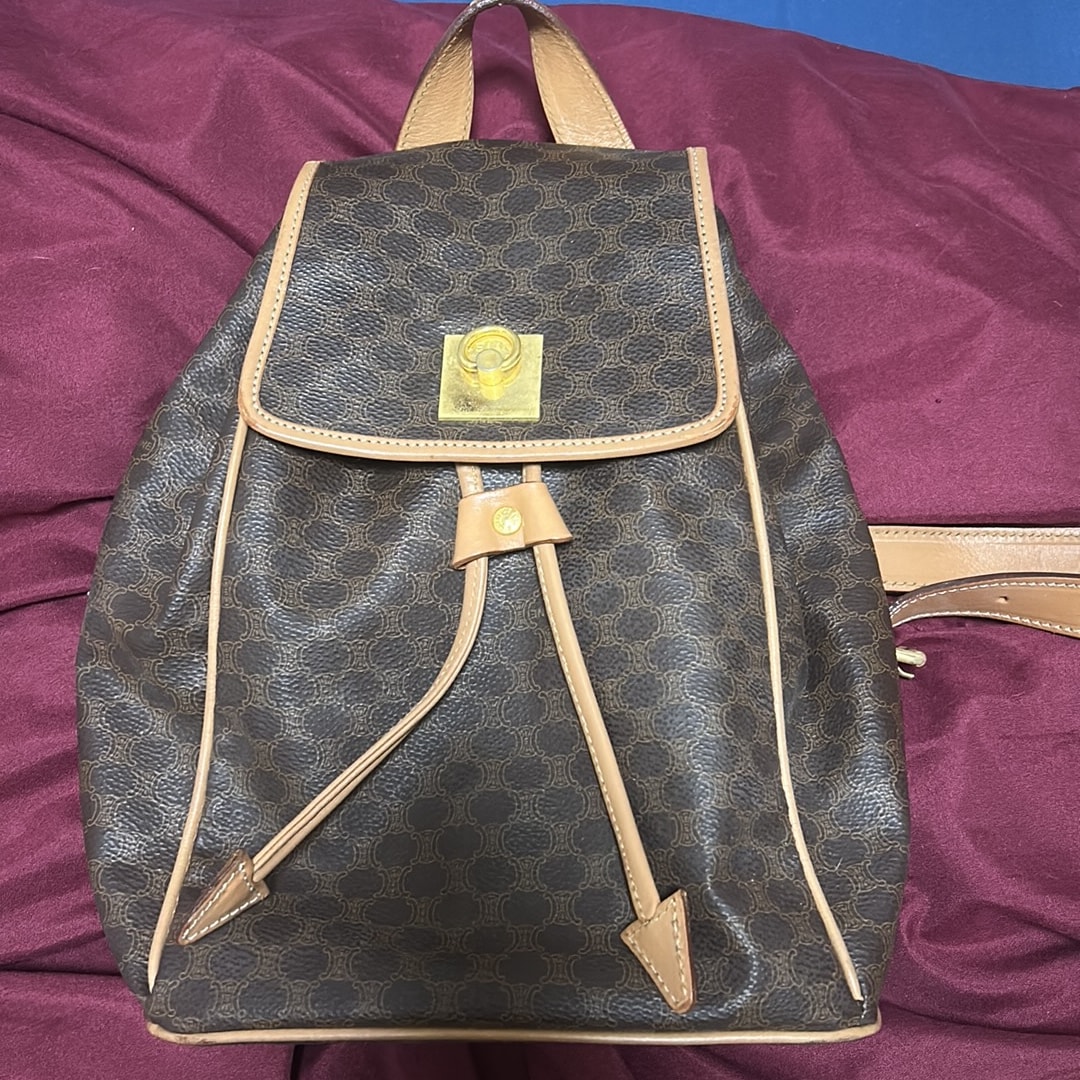 CELINE Macadam Backpack "Brown"