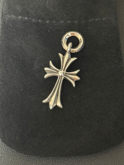Chrome Hearts Tiny CH Cross Charm "Silver"
