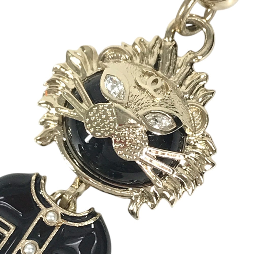 B (目立った傷や汚れなし)】シャネル CHANEL ライオン カメリア ロゴ