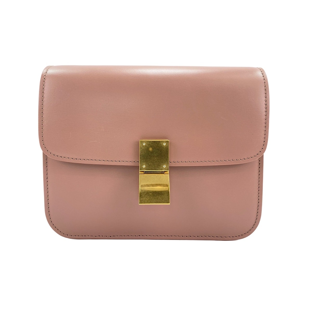 セリーヌ CELINE レザー クラシックボックス ショルダーバッグ【中古】