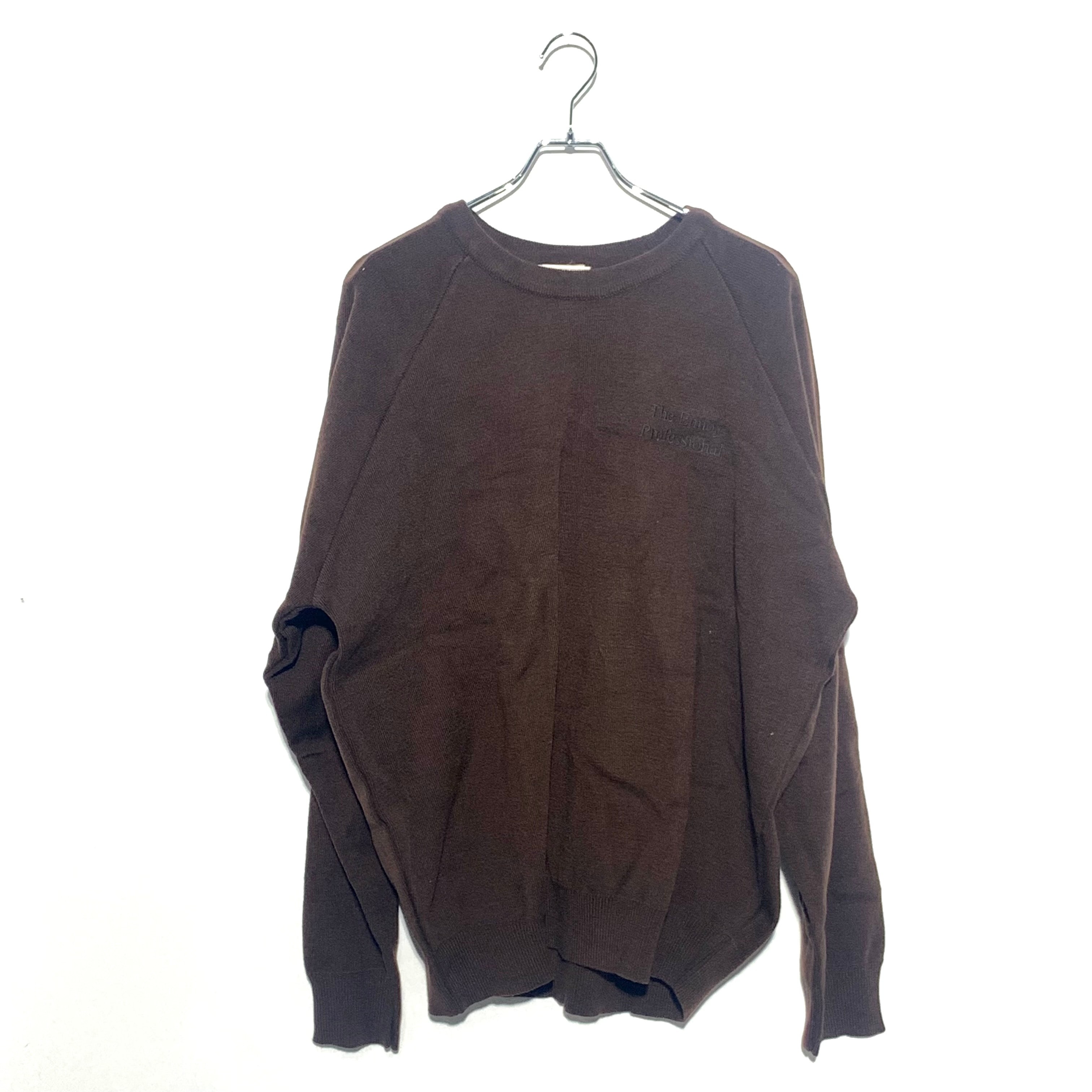 ENNOY 22AW Round Neck Pullover "Brown" AW22BRENKT01AT
