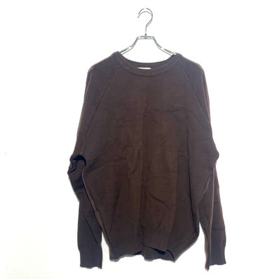 ENNOY 22AW Round Neck Pullover "Brown" AW22BRENKT01AT