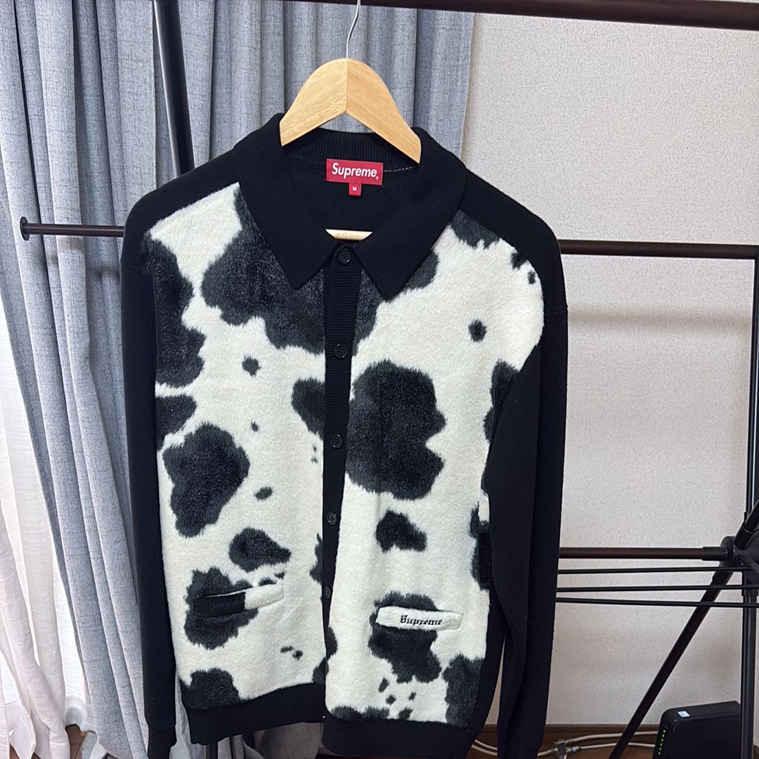 Supreme Cow Print Cardigan 