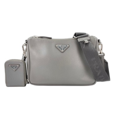 プラダ PRADA ショルダーバッグ レザー【中古】