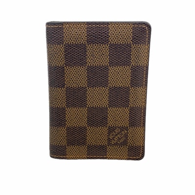【6ib2374】ルイヴィトン カードケース ダミエ オーガナイザードゥポッシュ N61721 エベヌ【中古】メンズ レディース ユニセックス