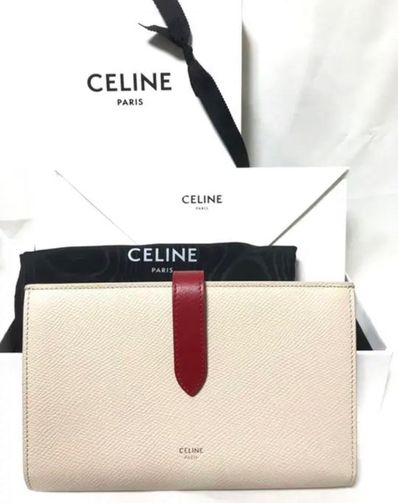 ✨使用1回✨ セリーヌ ラージストラップウォレット バイカラー