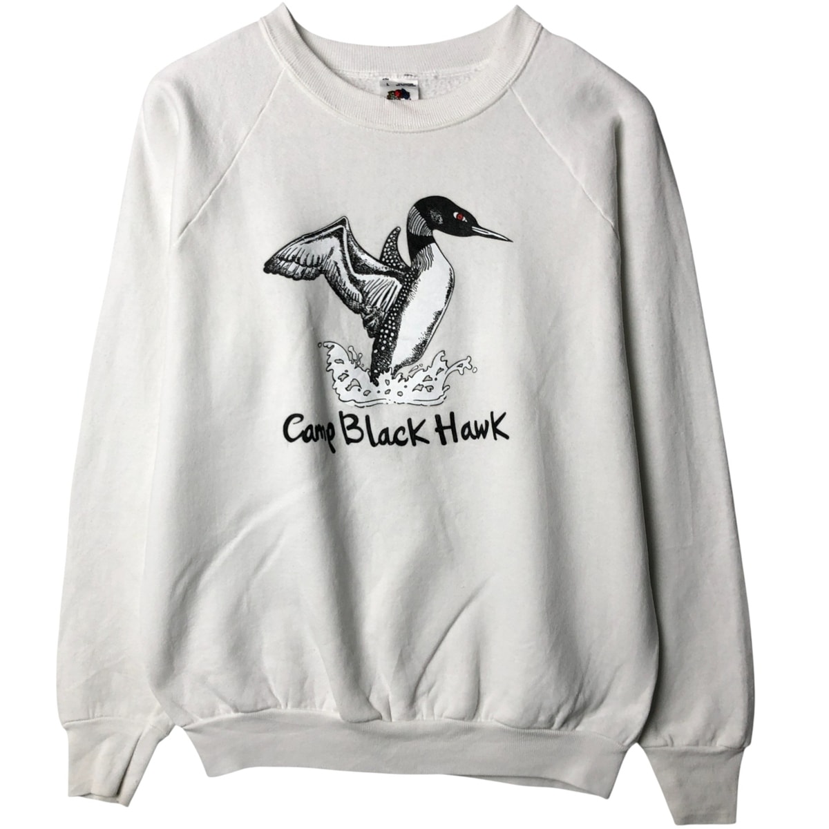 古着 90年代 フルーツオブザルーム FRUIT OF THE LOOM 鳥柄 アニマル スウェットシャツ トレーナー USA製 メンズL相当 ヴィンテージ/eaa588500