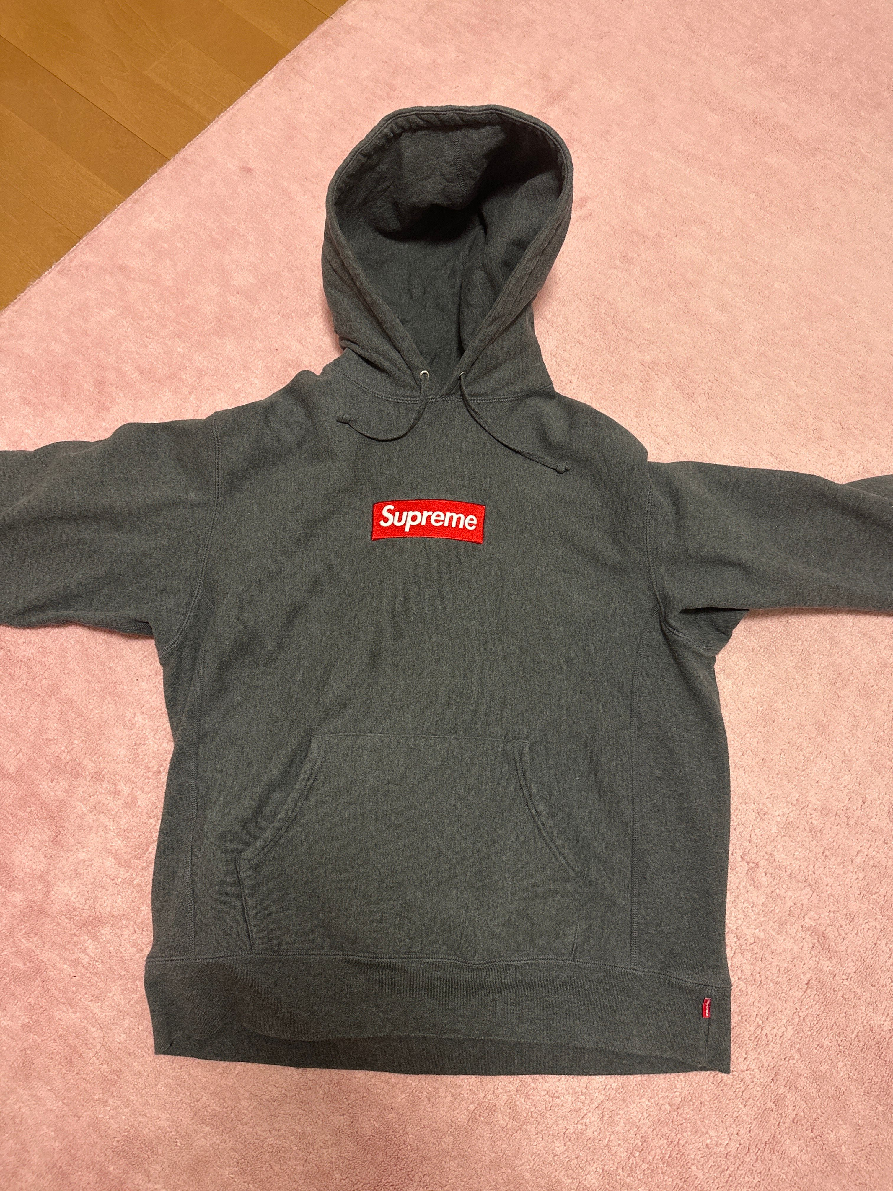Supreme Box Logo Hooded Sweatshirt "Charcoal" (21FW)