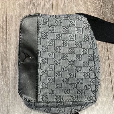 Nike Jordan Brand Monogram Mini Messenger Bag "Dark Smoke Grey"