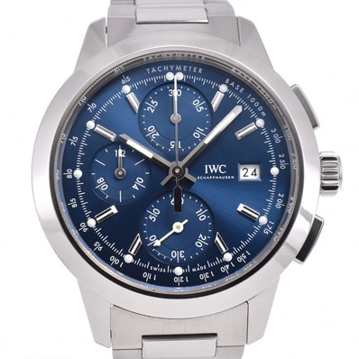 値下 IWC IWC SCHAFFHAUSEN IW380802 インヂュニア クロノグラフ デイト 自動巻き メンズ 良品 O#145592