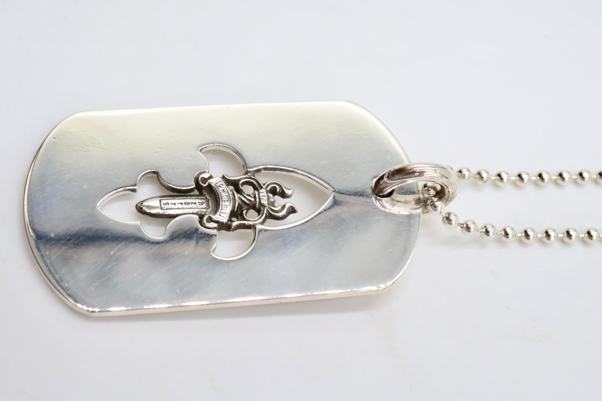 A (未使用に近い)】【新品】Chrome Hearts フラワーダガー ドックダグ