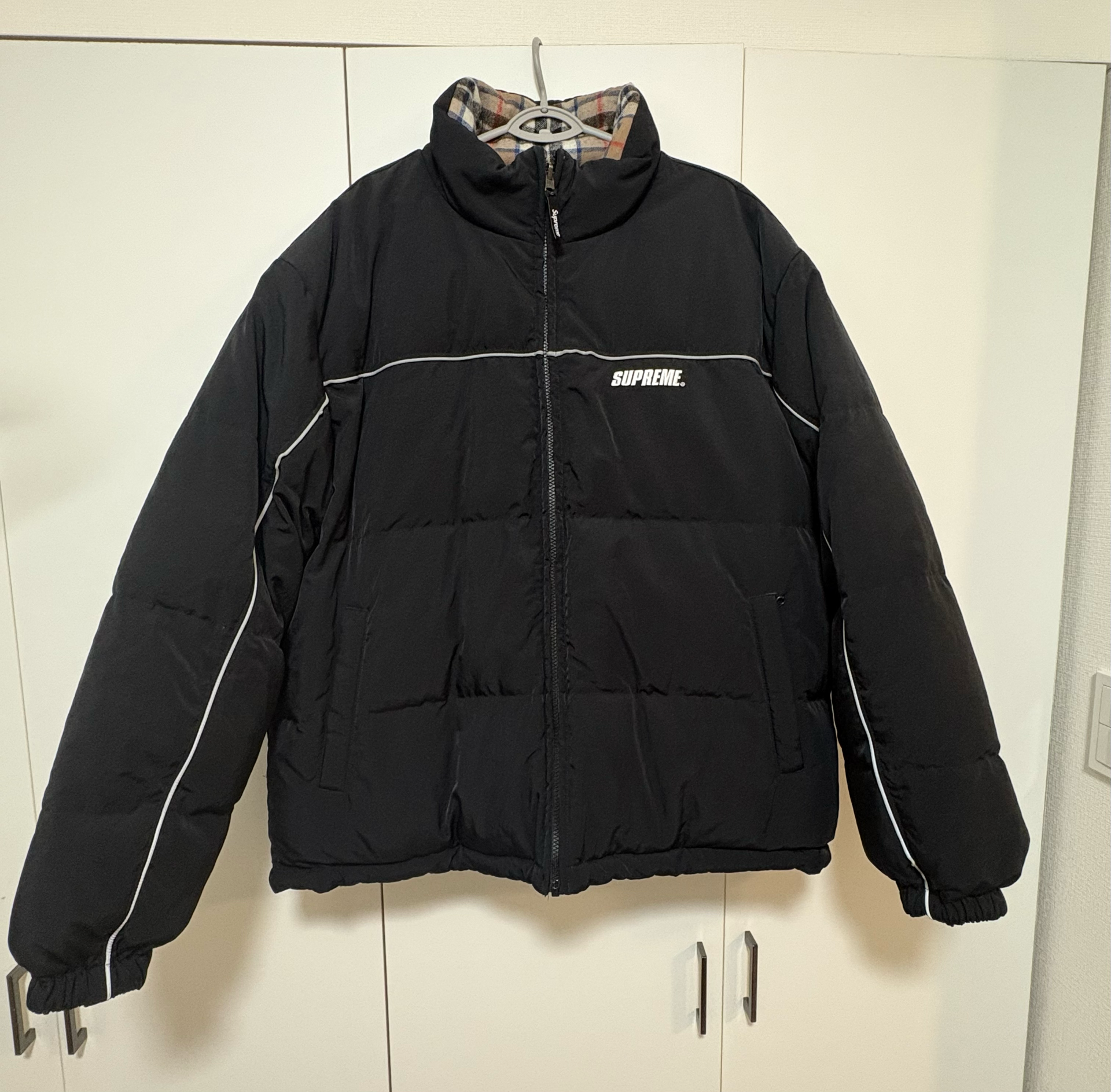 Supreme Reversible Puffer Jacket "Black"