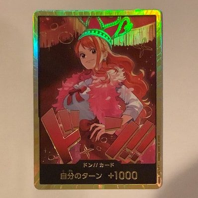 ドン!!カード : ナミ スーパーパラレル (エクストラブースター「ワンピース ヒロインズエディション」)