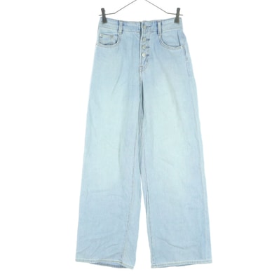 GAP ギャップ ワイドデニムパンツ w23 ブルー